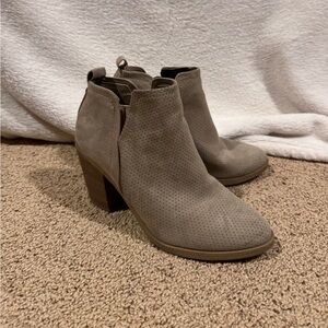 Suede ankle boots